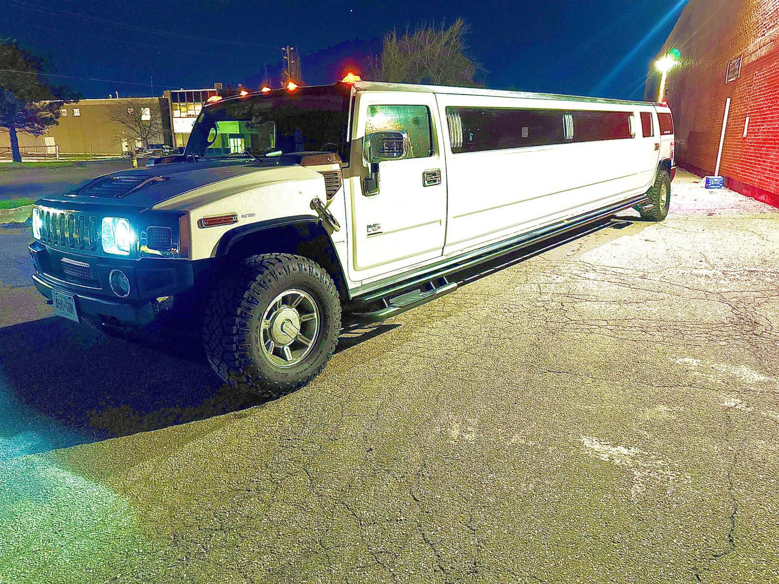 Hummer stretch limousine from the LUXPRO fleet